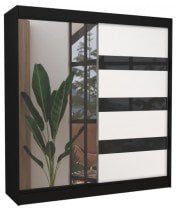 Črna/Bela + črna lacobel