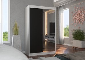 ADRK - Garderobna omara z drsnimi vrati Rewena - 120 cm