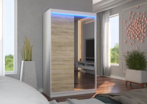 ADRK - Garderobna omara z drsnimi vrati Rewena - 120 cm