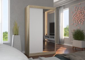 ADRK - Garderobna omara z drsnimi vrati Rewena - 120 cm