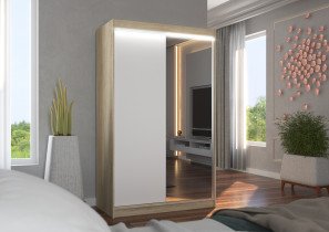 ADRK - Garderobna omara z drsnimi vrati Rewena - 120 cm