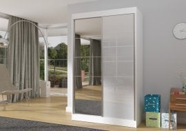 Garderobna omara z drsnimi vrati Tokio - 120 cm