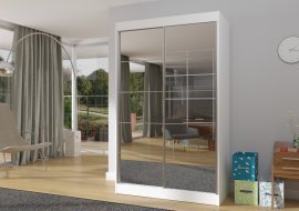 Garderobna omara z drsnimi vrati Seleva - 120 cm