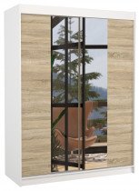 Bela/sonoma hrast SW-FEV-W+S-150+A249