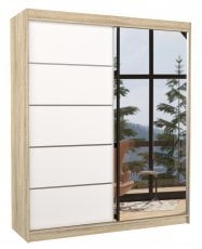 Sonoma hrast/Bela SW-CAR-S+W-180+A364