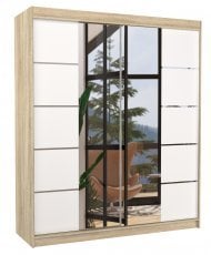 Sonoma hrast/bela SW-TRA-S+W-180+A391