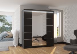 ADRK - Garderobna omara z drsnimi vrati Traves - 180 cm