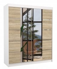 Bela/sonoma hrast SW-TRA-W+S-180+A386