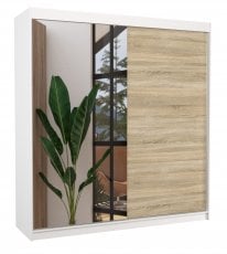 Bela/sonoma hrast SW-DEL-W+S-200+A465