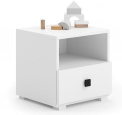 Bela + Črn ročaj 4 NS-Emi-W-UCH-4-L010 