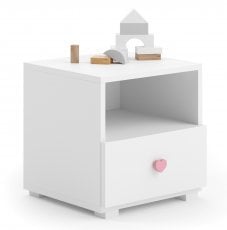 Bela + Roza ročaj NS-Emi-W-UCH-3-L009