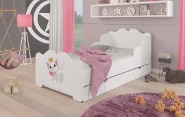 Otroška postelja Ximena s potiskom - 70x140 cm + predal
