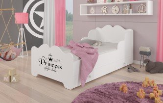 ADRK - Otroška postelja Ximena s potiskom - 70x140 cm + predal