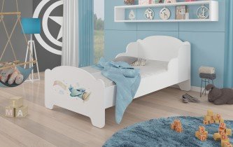 ADRK - Otroška postelja Amadis grafika - 70x140 cm 