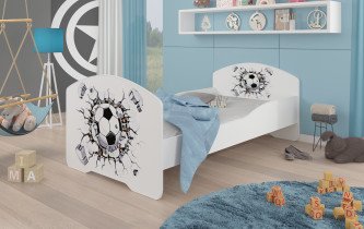 ADRK - Otroška postelja Pepe grafika - 80x160 cm