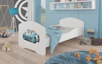 ADRK - Otroška postelja Pepe grafika - 70x140 cm