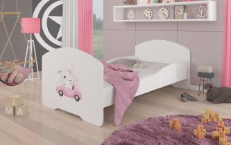 ADRK - Otroška postelja Pepe grafika - 80x160 cm