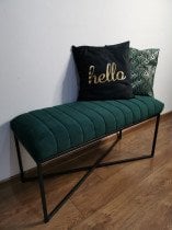 Zelena, brez gumbov, črno podnožje