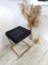 Črna, zlato podnožje