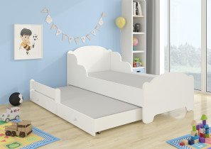 ADRK - Otroška postelja Amadis II z dodatnim ležiščem - 80x160 cm 