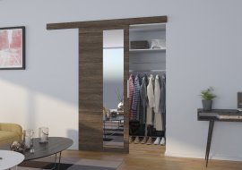 Drsna medsobna vrata Malta 100 - pepel