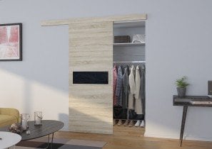 Drsna medsobna vrata Klara 80 - sonoma hrast