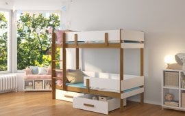 Hrast/bela CH-Eti-OAK+W-188-E1122