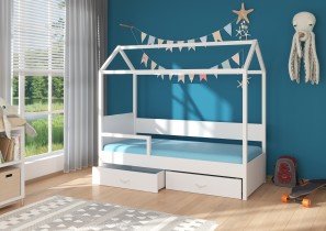 ADRK - Otroška postelja Otello z ograjico - 80x180 cm 
