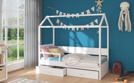 Otroška postelja Otello z ograjico - 90x200 cm 