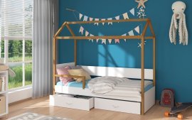 ADRK - Otroška postelja Otello z ograjico - 90x200 cm 