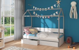 ADRK - Otroška postelja Otello z ograjico - 90x200 cm 