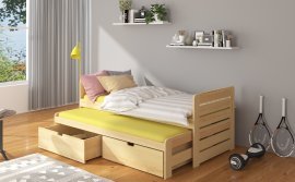 Otroška postelja Tomi - 80x180 cm - naravni bor