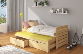 Otroška postelja Tomi - 90x200 cm - naravni bor