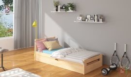 Otroška postelja Nelga - 90x200 cm - bor