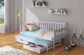 ADRK - Otroška postelja Zofia z dodatnim ležiščem - 90x200 cm 