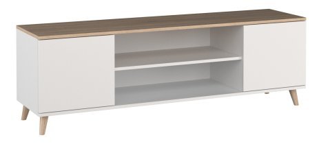 Bela/hrast sonoma RTV-PET-W+S-Q017