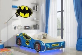 ADRK - Otroška postelja Avto 4x4 - 70x140 cm + LED