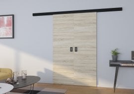 Drsna medsobna vrata Toppo 140 - hrast sonoma 