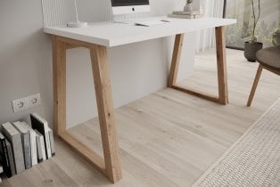 ADRK - Pisalna miza Iwo - bela/artisan