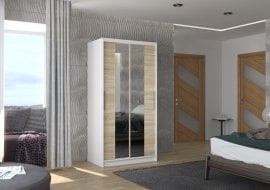 Garderobna omara z drsnimi vrati Dragonis - 100 cm