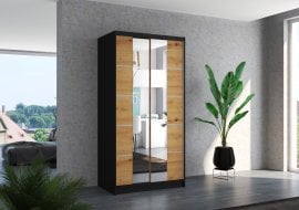 Garderobna omara z drsnimi vrati Ksawer - 100 cm