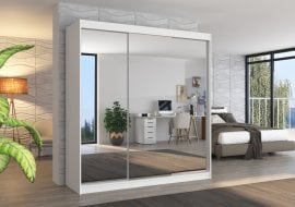 Garderobna omara z drsnimi vrati Austin - 200 cm