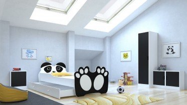 ADRK - Otroška postelja Medvedek s predalom - 80x160 cm