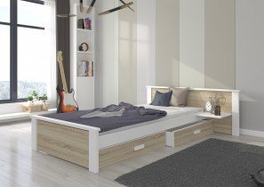 ADRK - Otroška postelja Aldex s polico - 90x200 cm