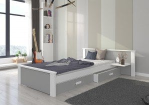 ADRK - Otroška postelja Aldex s polico - 90x200 cm