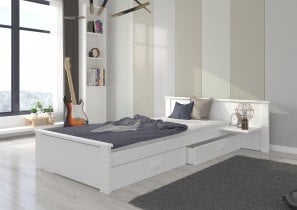 ADRK - Otroška postelja Aldex s polico - 90x200 cm