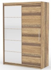 Garderobna omara z drsnimi vrati Esti - 150 cm - murano