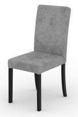 Jedilni stol Rodos 81 - siv, črne noge