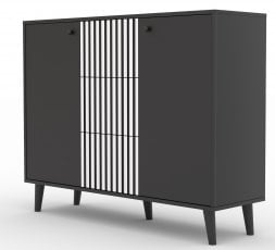 Komoda Fadi - črna