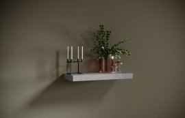 Stenska polica Andrea 60 mat - beton